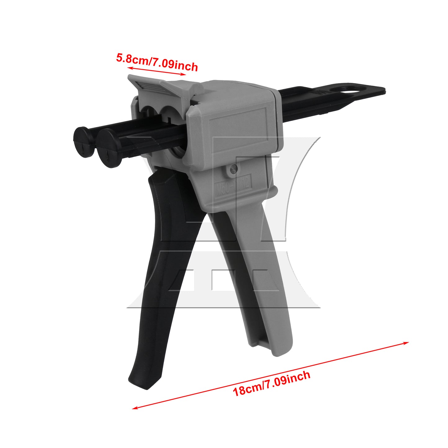BQLZR Dispenser Tool 1:1/1:2 Impression AB Mixing Dispensing Gray 50ml