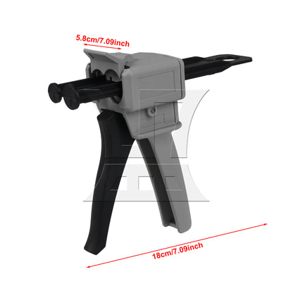 BQLZR Dispenser Tool 1:1/1:2 Impression AB Mixing Dispensing Gray 50ml