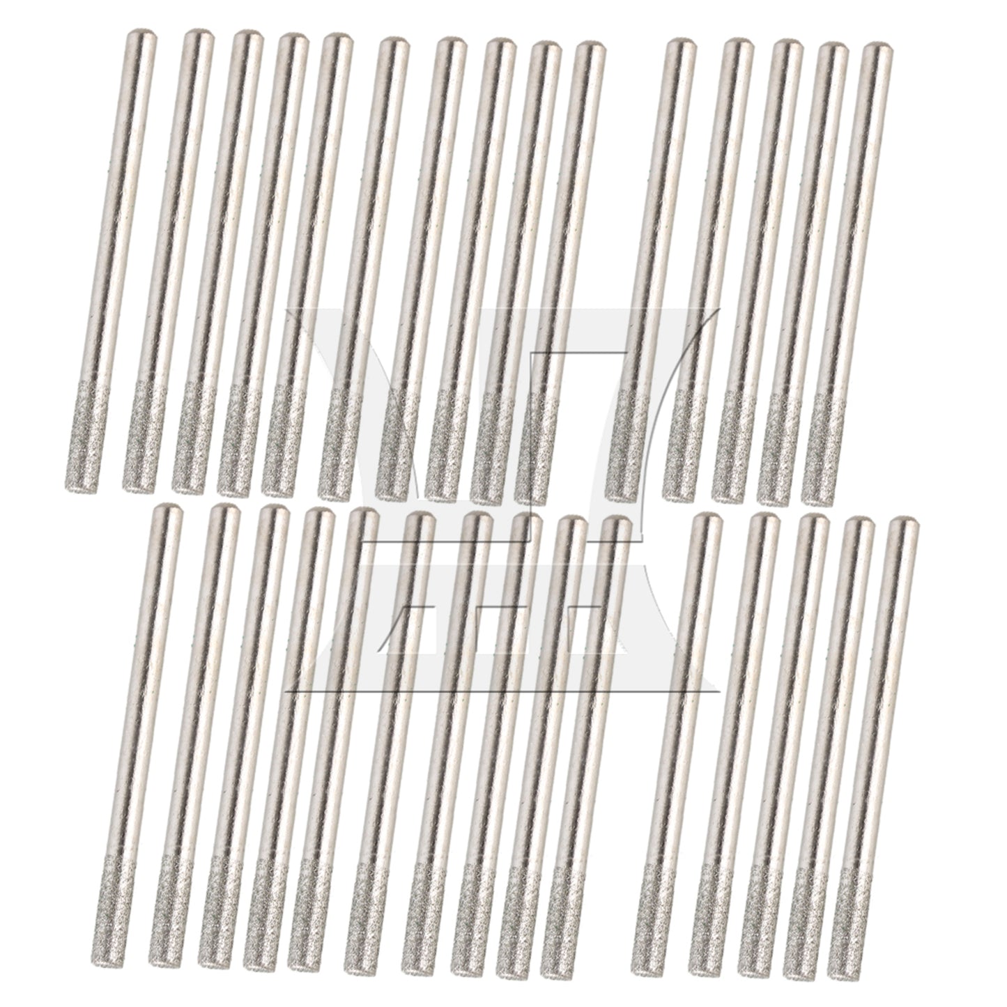 BQLZR 3mm Cylindrial Point Burr Glass Drill Bit for Rotary Tool