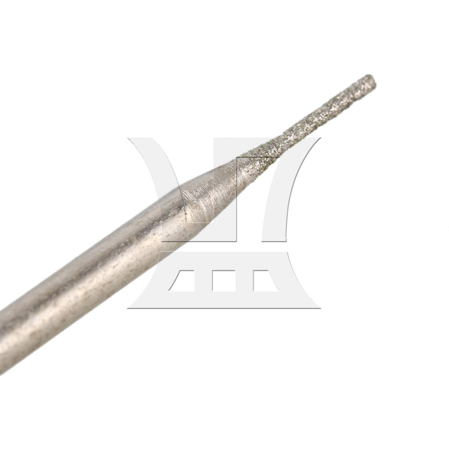 BQLZR 30pcs 1mm Cylinder Diamond Coated Tipped Rotary Burr Glass Drill Bit Shank