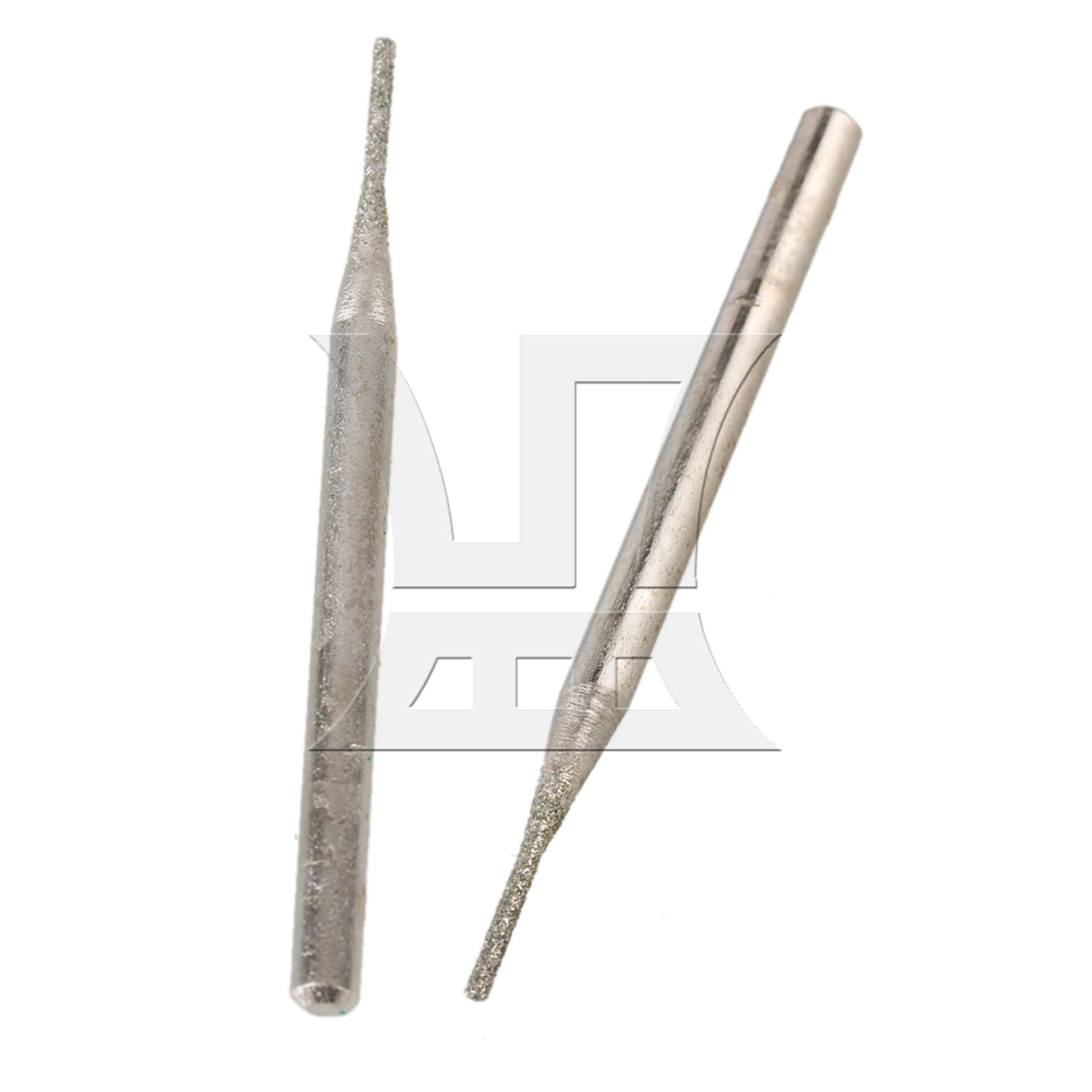 BQLZR 30pcs 1mm Cylinder Diamond Coated Tipped Rotary Burr Glass Drill Bit Shank