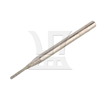 BQLZR 30pcs 1mm Cylinder Diamond Coated Tipped Rotary Burr Glass Drill Bit Shank