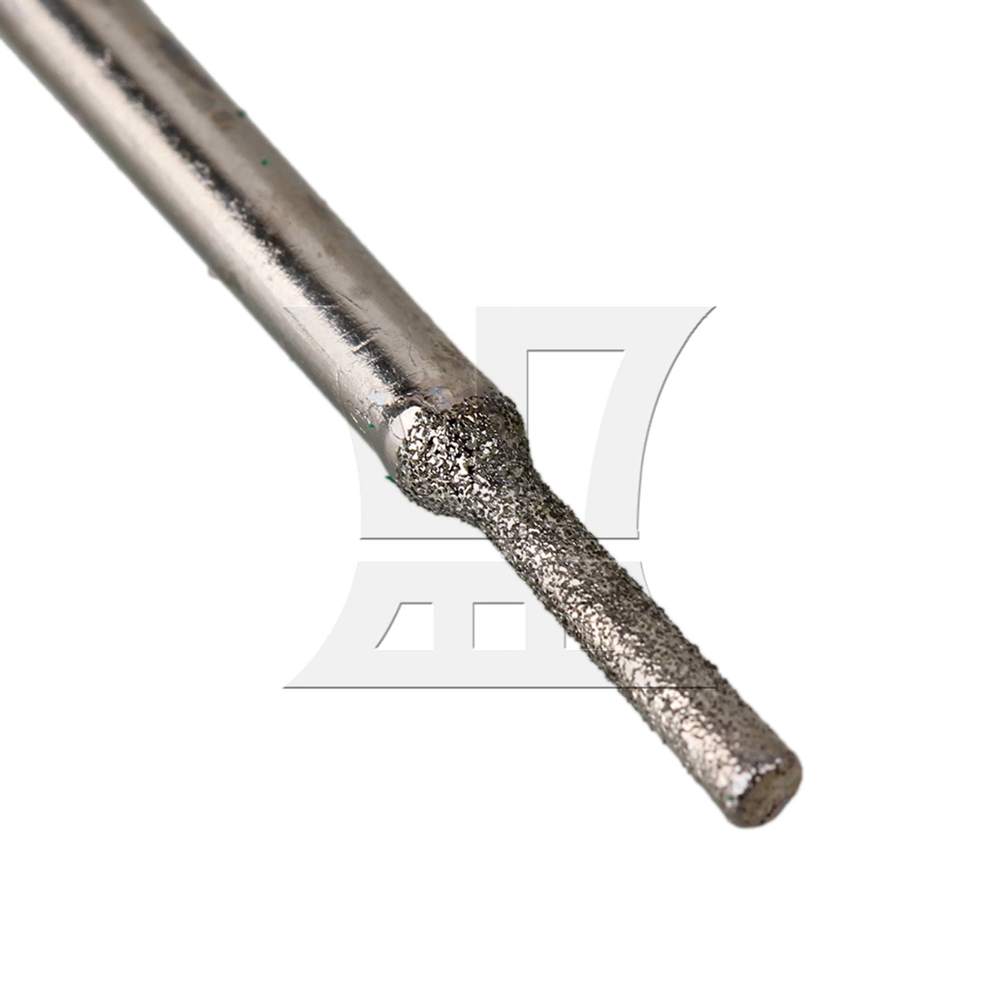 BQLZR  2mm Cylindrial Point Diamond Burr Glass Drill Bits for Rotary Tools