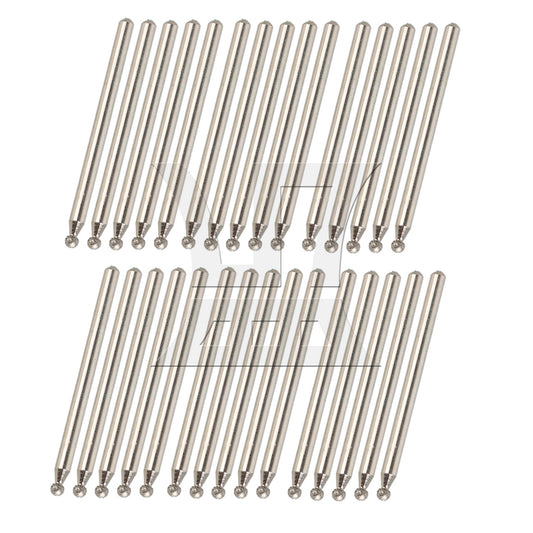 BQLZR 2.5mm Sphere Point Diamond Burr Glass Drill Bits for Rotary Tool