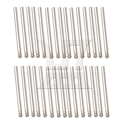 BQLZR 3mm Diamond Coated Rotary Sphere Point Burr Tipped Glass Drill Bit
