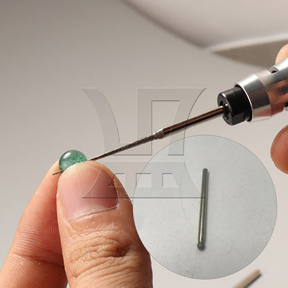 BQLZR 3mm Diamond Coated Rotary Sphere Point Burr Tipped Glass Drill Bit