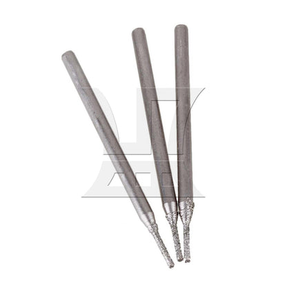 BQLZR  Lapidary Diamond Coated Hole Solid Drill Bits Gems Tile 1mm