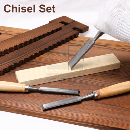 BQLZR Carving Firmer Gouge Woodworking Carpentry Wood Chisel Set Tools