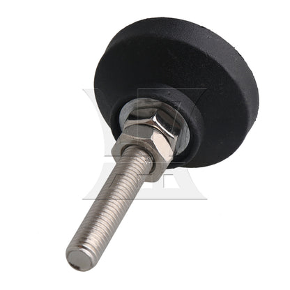 BQLZR 4pcs 50mm Dia Adjustable Height Leveling Feet Furniture Glide M10 x 53mm