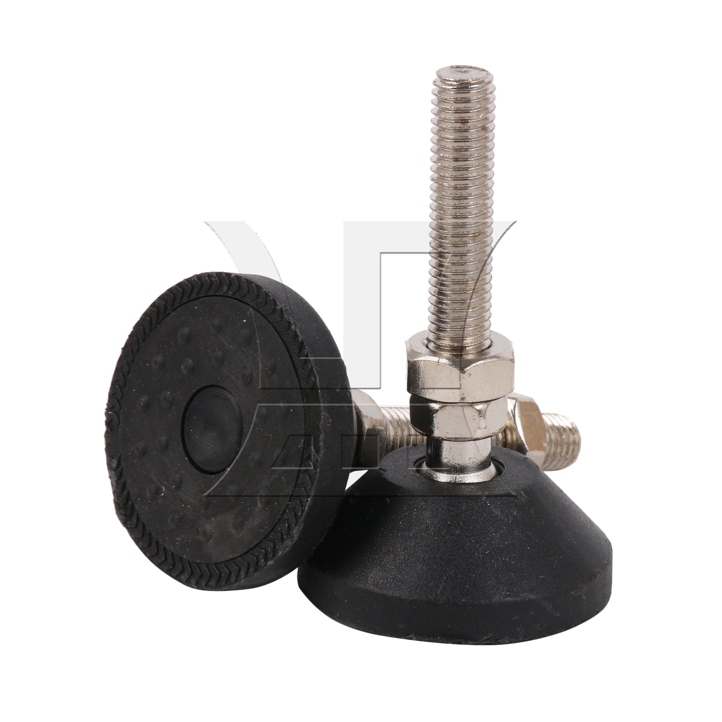 BQLZR Screw On Threaded M10x48mm Joint Furniture Adjustable Height Leveler Feet