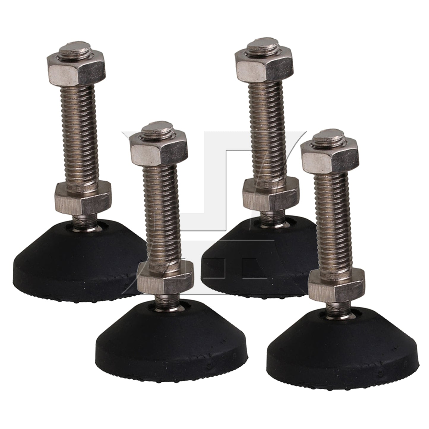BQLZR Screw On Threaded M10x48mm Joint Furniture Adjustable Height Leveler Feet