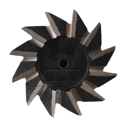 BQLZR High Speed Steel Dovetail Slot Slit 30 mm x 60 Degree Milling Tool 12 Flutes