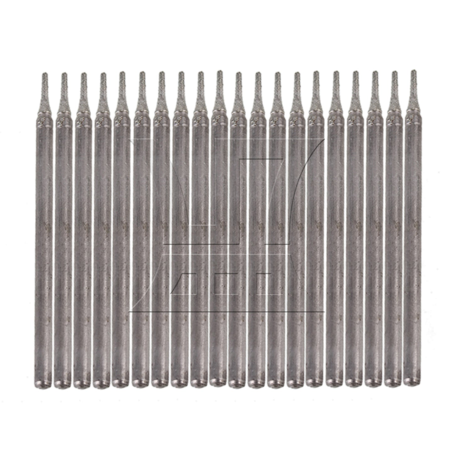 BQLZR Lapidary Gems Diamond Drill Bits Solid Bits 0.8 mm Silver for Repair