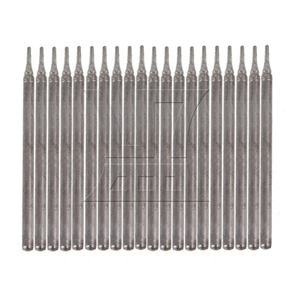 BQLZR Lapidary Gems Diamond Drill Bits Solid Bits 0.8 mm Silver for Repair