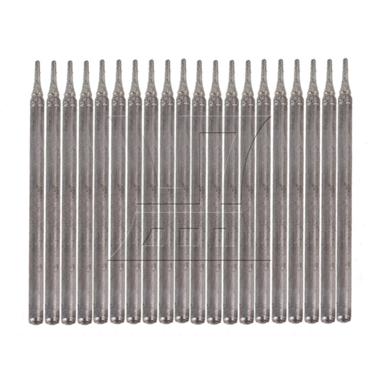 BQLZR Lapidary Gems Diamond Drill Bits Solid Bits 0.8 mm Silver for Repair