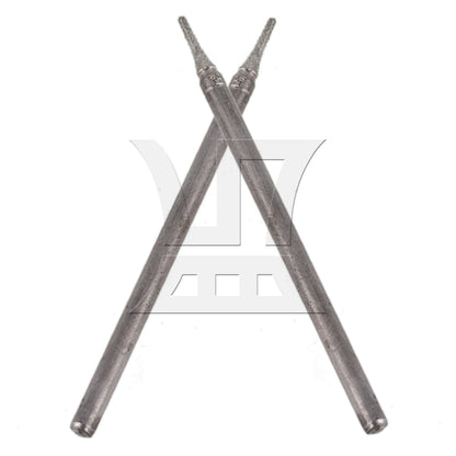 BQLZR Lapidary Gems Diamond Drill Bits Solid Bits 0.8 mm Silver for Repair