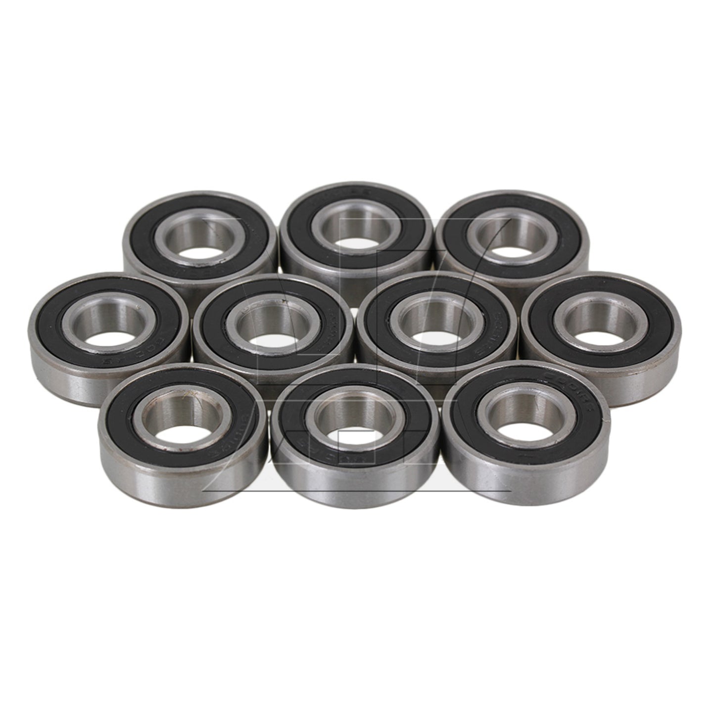 BQLZR  Sealed Ball Steel 6001-2RS Deep Groove Roller Ball Bearings 12x28x8mm