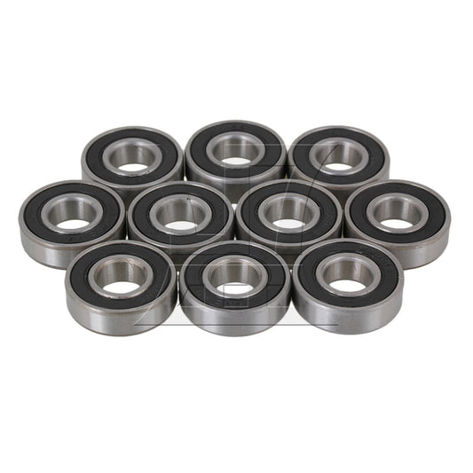 BQLZR  Sealed Ball Steel 6001-2RS Deep Groove Roller Ball Bearings 12x28x8mm