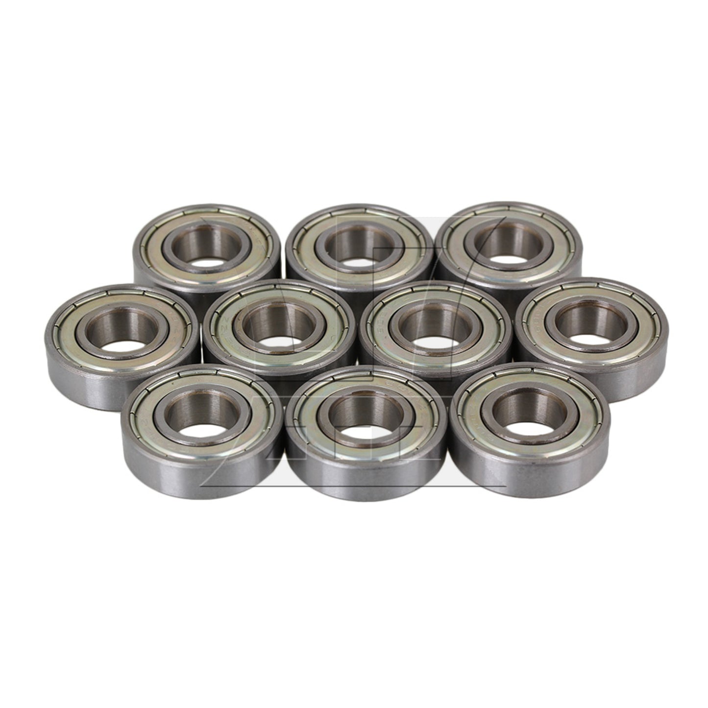 BQLZR Silver Steel Sealed 6001ZZ Deep Groove Roller Ball Bearings 12x28x8mm