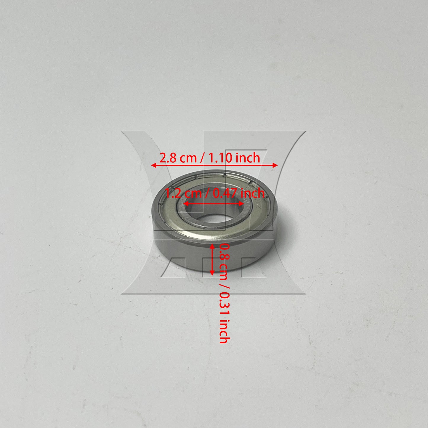 BQLZR Silver Steel Sealed 6001ZZ Deep Groove Roller Ball Bearings 12x28x8mm