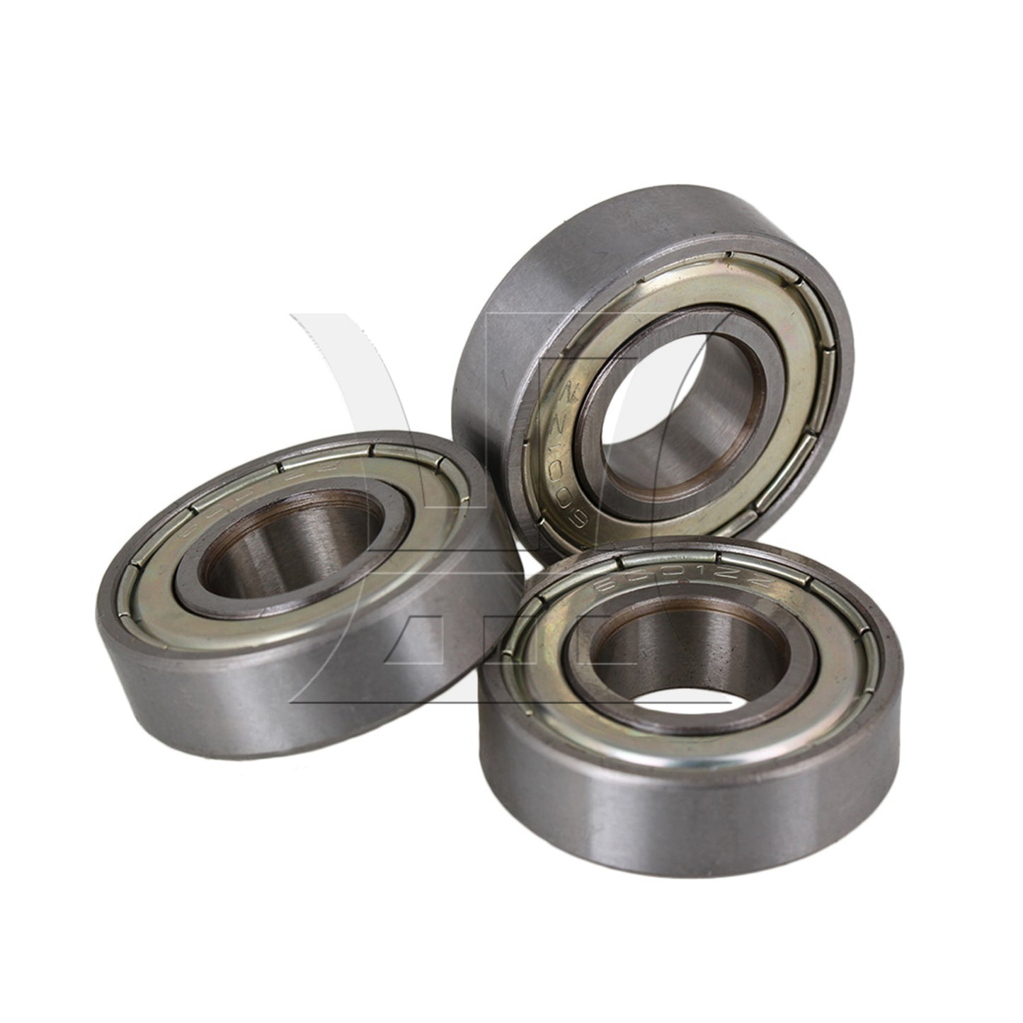 BQLZR Silver Steel Sealed 6001ZZ Deep Groove Roller Ball Bearings 12x28x8mm