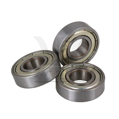 BQLZR Silver Steel Sealed 6001ZZ Deep Groove Roller Ball Bearings 12x28x8mm