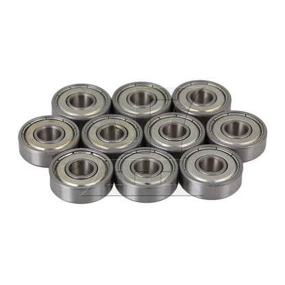 BQLZR Silver Steel Sealed 607ZZ Deep Groove Roller Ball Bearings 7 x 19 x 6mm