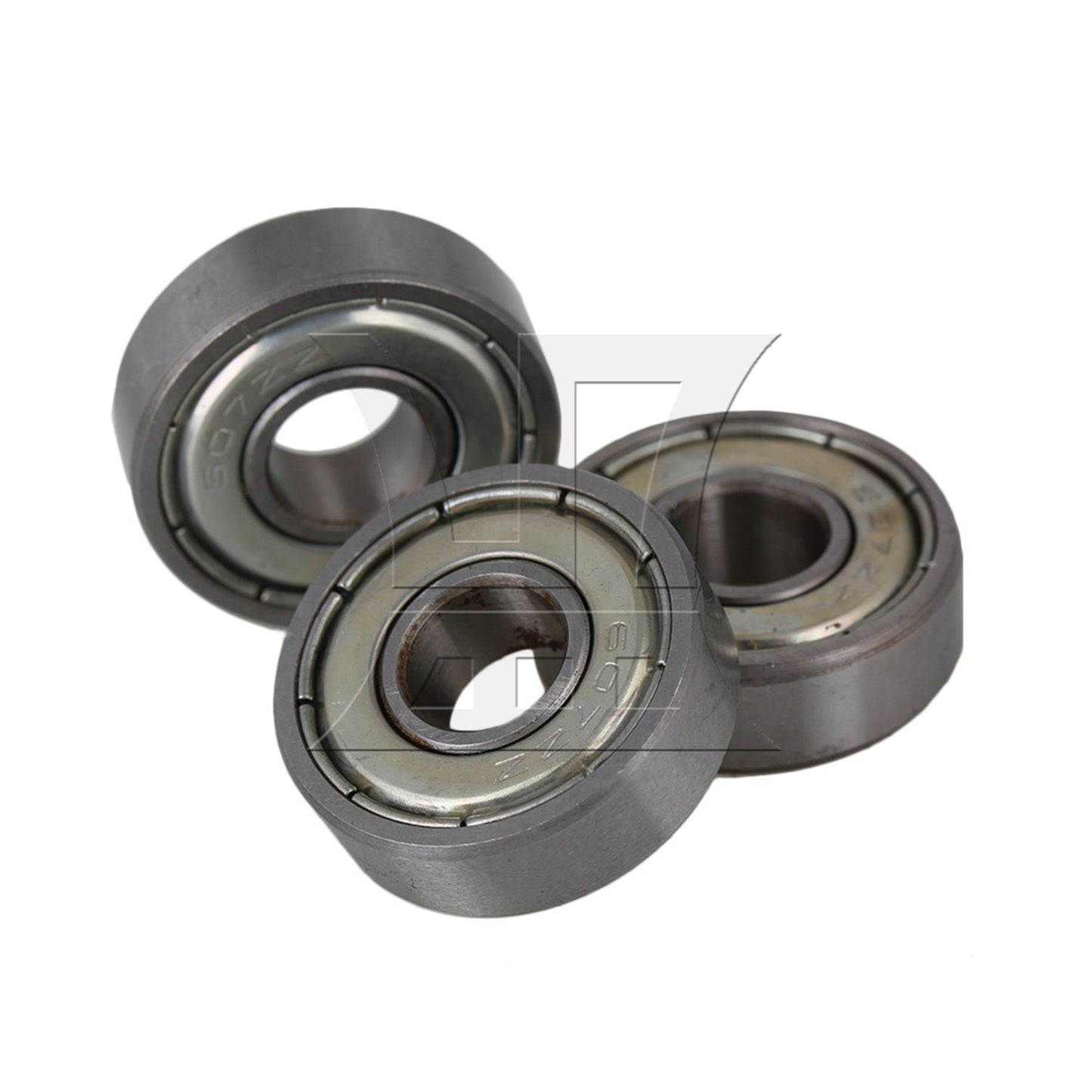 BQLZR Silver Steel Sealed 607ZZ Deep Groove Roller Ball Bearings 7 x 19 x 6mm