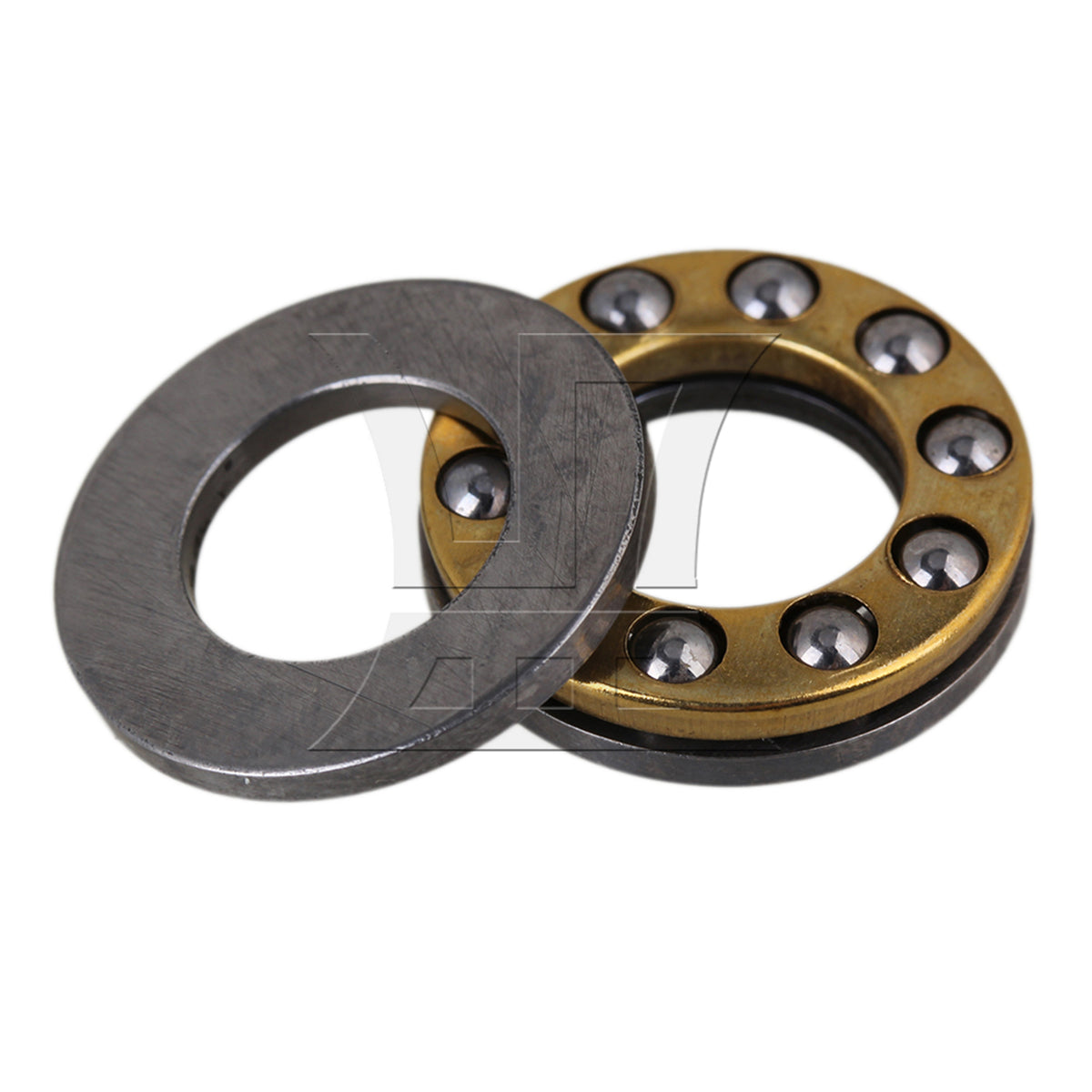 BQLZR 10PCS Miniature Steel F10-18M Axial Miniature Plane Bearing 10x18x5.5mm