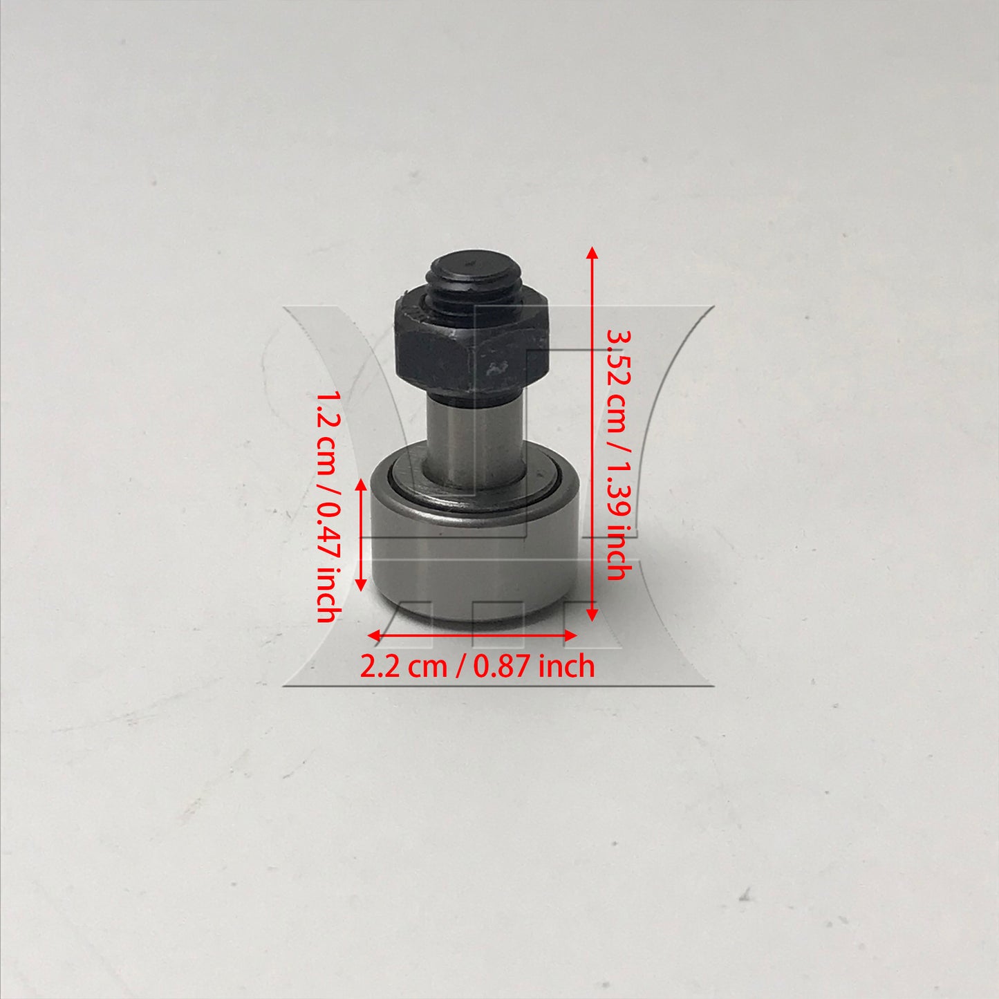 BQLZR  KR22 Cam Follower Bearing Male Thread Type Bearings M10 Thread