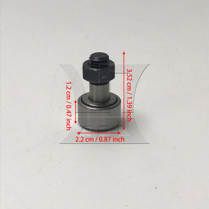 BQLZR  KR22 Cam Follower Bearing Male Thread Type Bearings M10 Thread