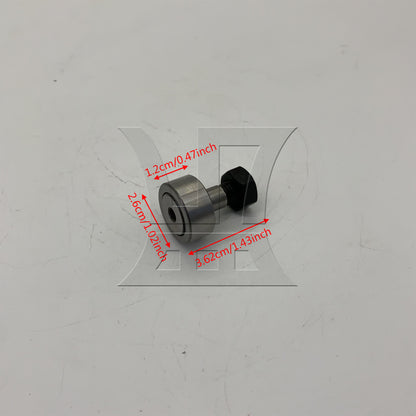 BQLZR  26mm Dia KR26 Cam Follower Bearing M10 Male Thread Type Bearings