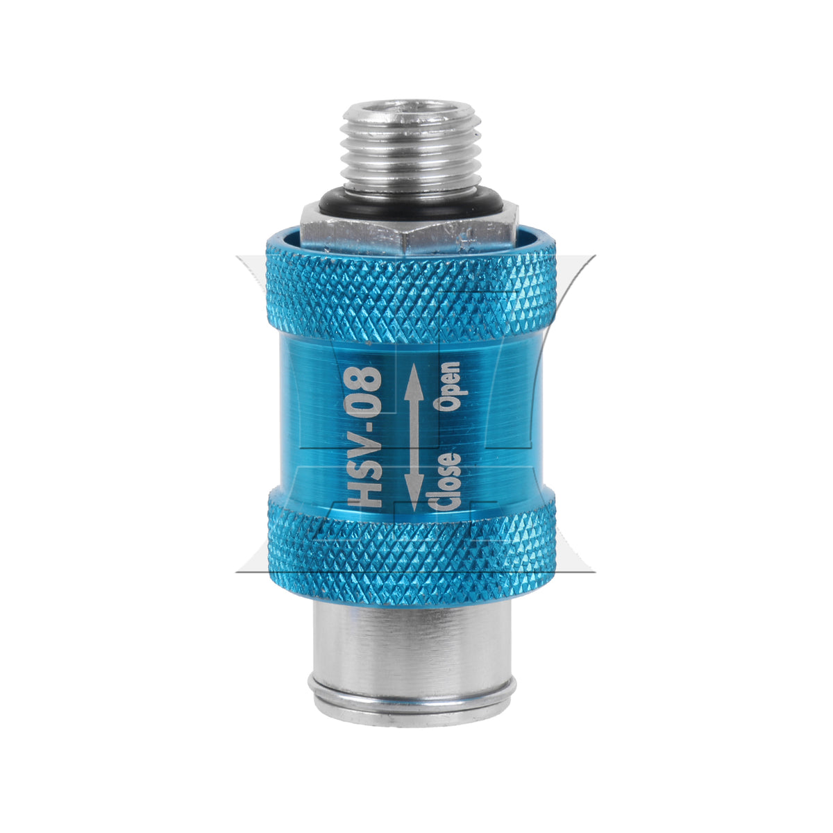 BQLZR Aluminum 1/4"Interface Pneumatic Flow Control Manual Hand Slide Valve