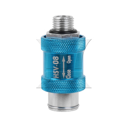 BQLZR Aluminum 1/4"Interface Pneumatic Flow Control Manual Hand Slide Valve