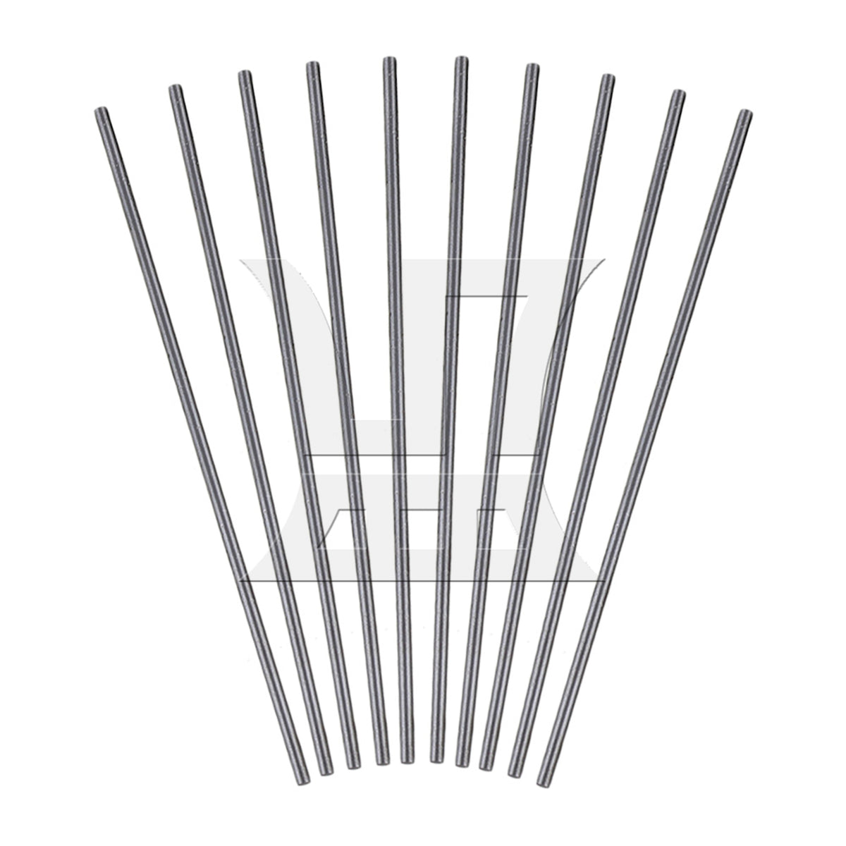 BQLZR 10 Pieces 2mm Dia 100mm Length Machine Boring Tool HSS Round Lathe Bar Silver