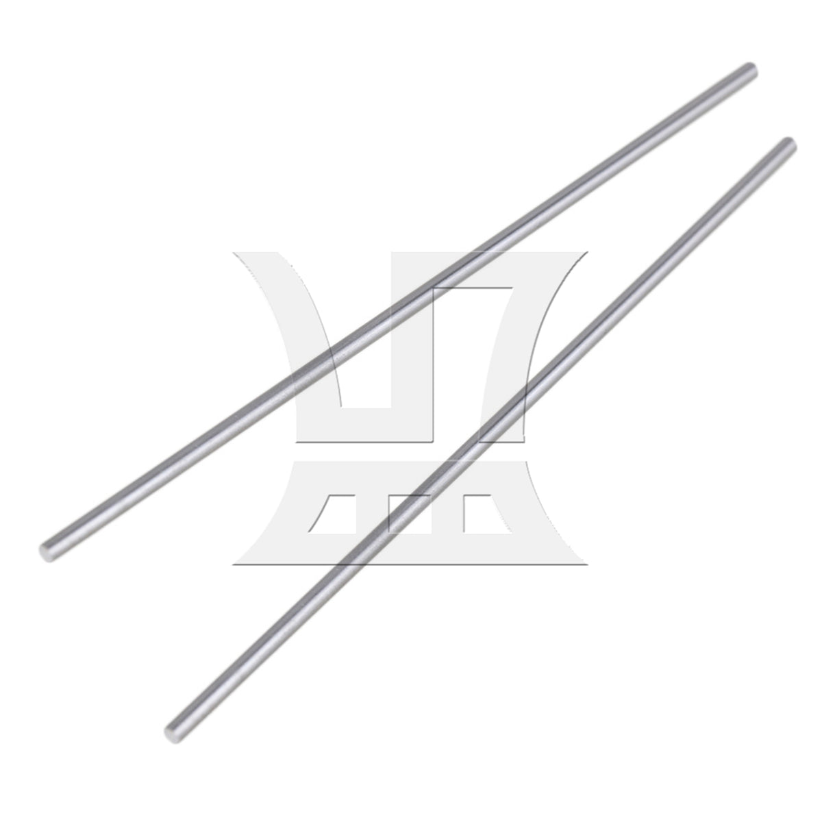 BQLZR 10 Pieces 2mm Dia 100mm Length Machine Boring Tool HSS Round Lathe Bar Silver
