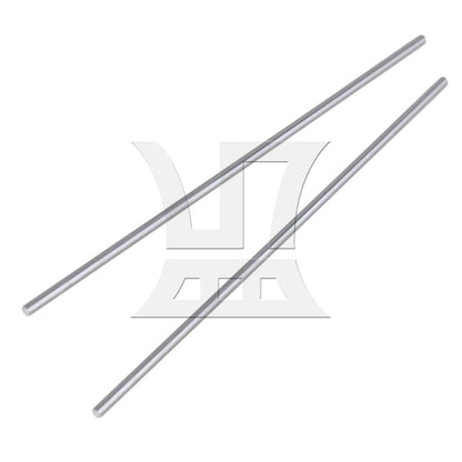 BQLZR 10 Pieces 2mm Dia 100mm Length Machine Boring Tool HSS Round Lathe Bar Silver