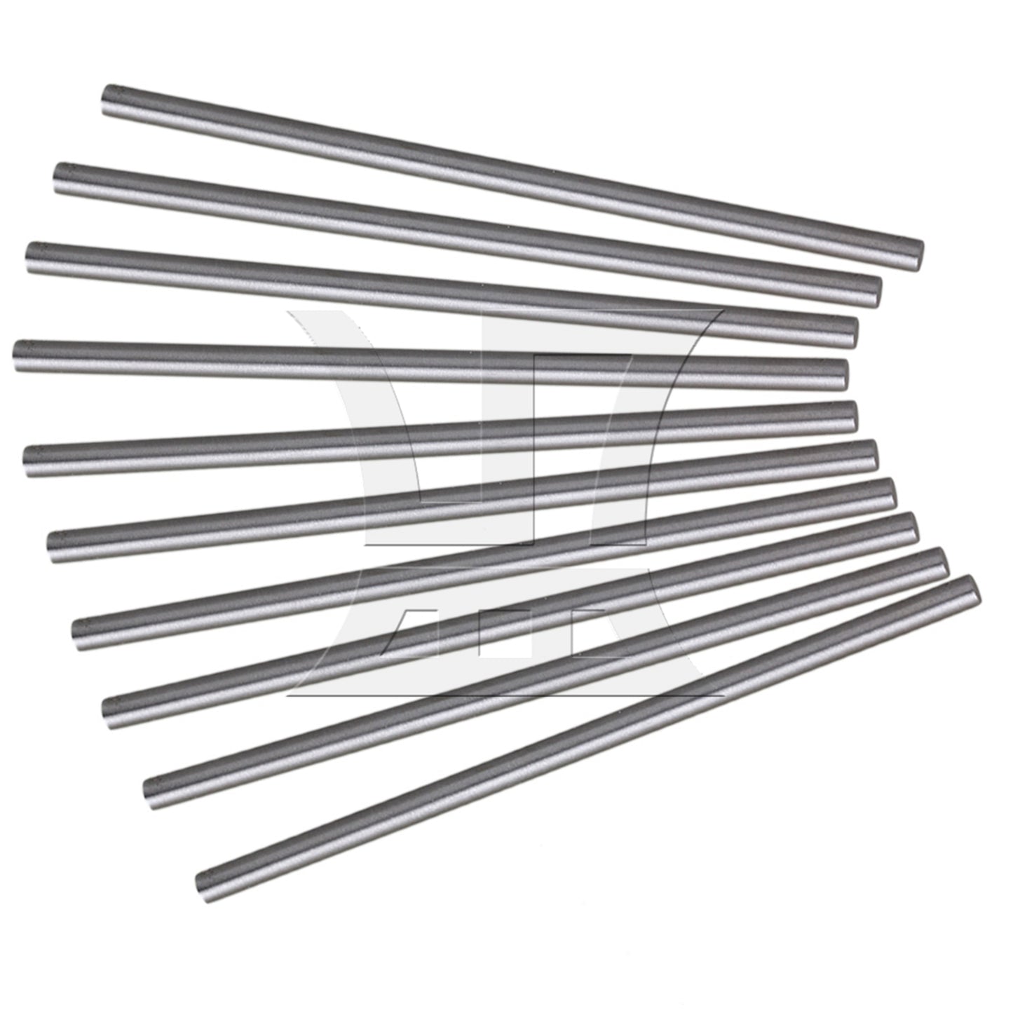 BQLZR 10 Pieces Silver 4mm Dia 100mm Length High Speed Steel HSS Lathe Bar Round Rod