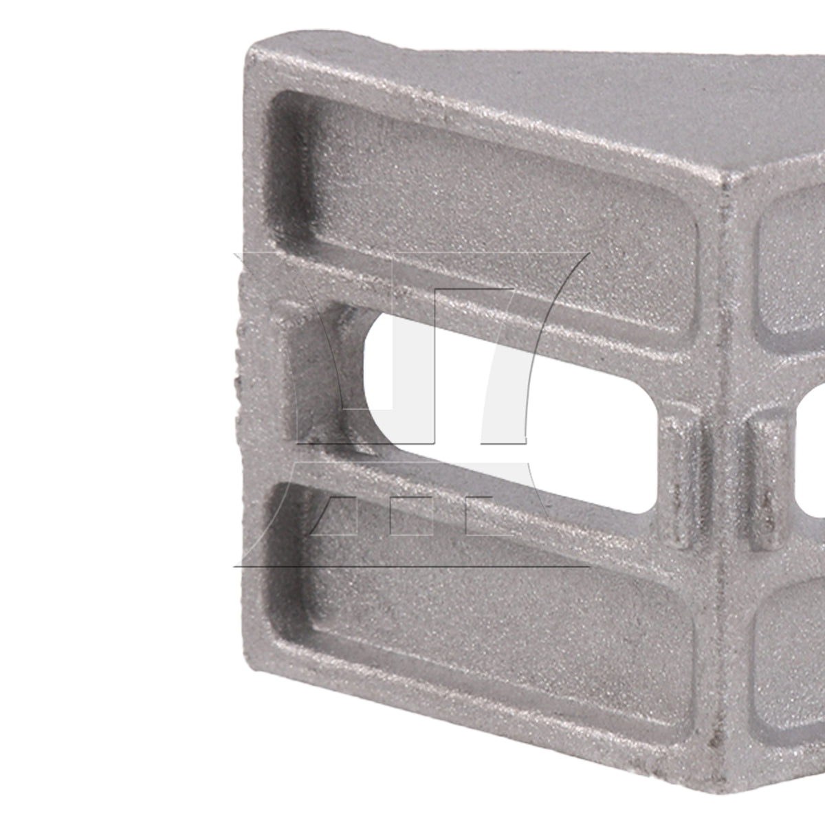 BQLZR 4x4cm Grey Aluminum L Shape Brace Corner Joint Right Angle Bracket