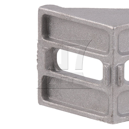 BQLZR 4x4cm Grey Aluminum L Shape Brace Corner Joint Right Angle Bracket