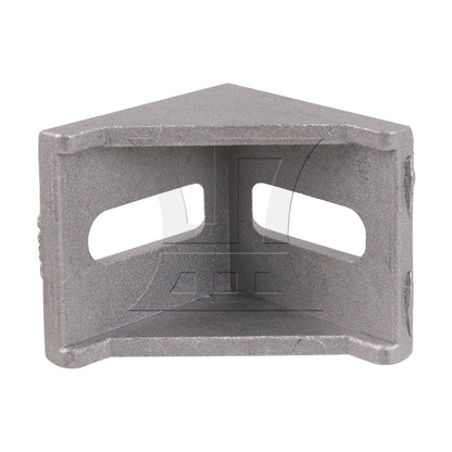 BQLZR 4x4cm Grey Aluminum L Shape Brace Corner Joint Right Angle Bracket