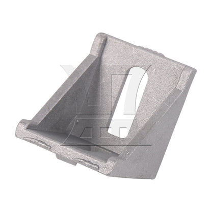 BQLZR 4x4cm Grey Aluminum L Shape Brace Corner Joint Right Angle Bracket