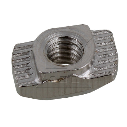 BQLZR 50pcs Carbon Steel Drop In T-Nut M4 Thread for 20 Series European Aluminum Slot