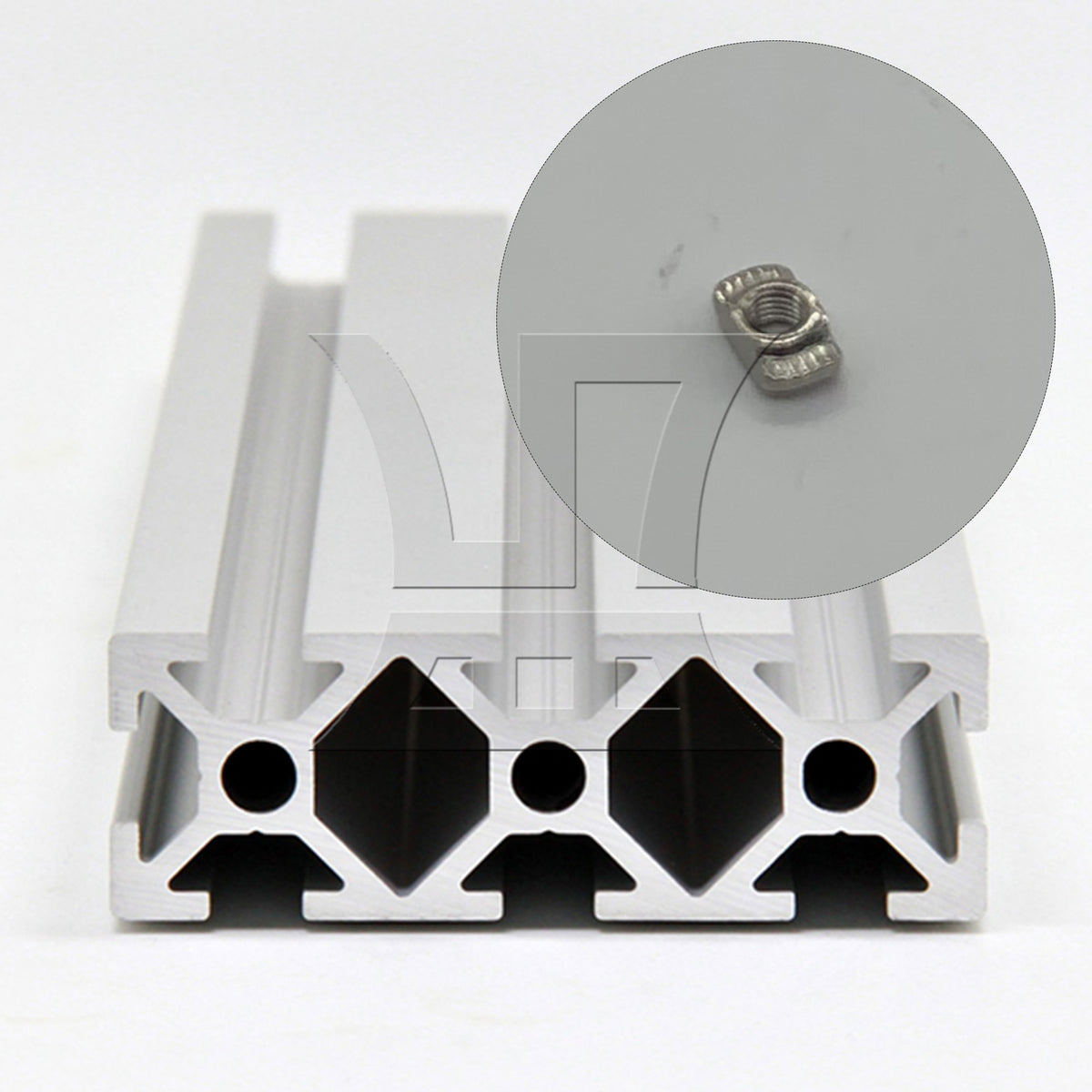 BQLZR 50pcs Carbon Steel Drop In T-Nut M4 Thread for 20 Series European Aluminum Slot