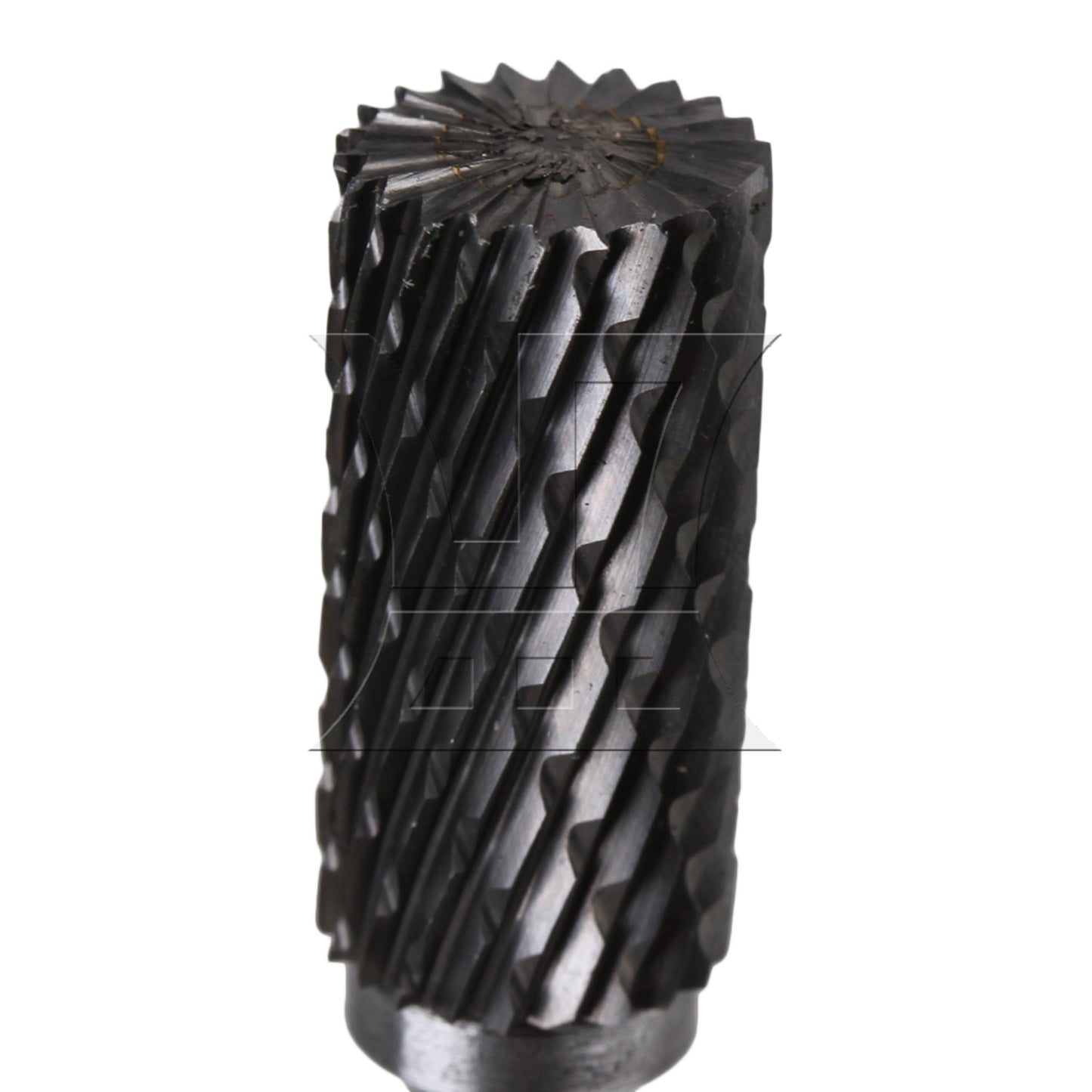 BQLZR Cylinder Silver Carbide A Type Rotary Burr Drill Bit Double 6x12 mm Head Dia
