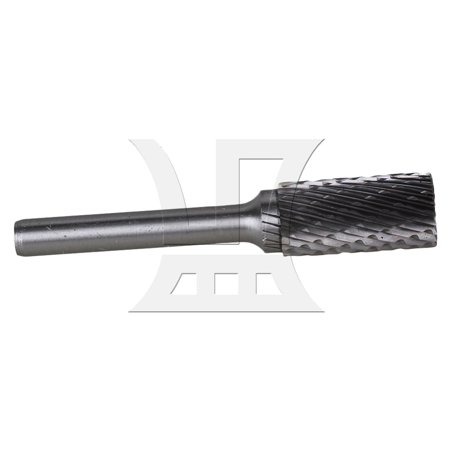 BQLZR Cylinder Silver Carbide A Type Rotary Burr Drill Bit Double 6x12 mm Head Dia