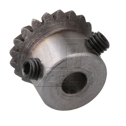 BQLZR  Module 1 Silver 6mm Dia Hole 20T 45 Steel Tapered Bevel Gear Wheel