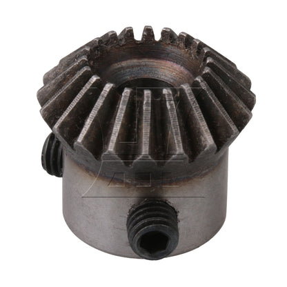 BQLZR  Module 1 Silver 6mm Dia Hole 20T 45 Steel Tapered Bevel Gear Wheel