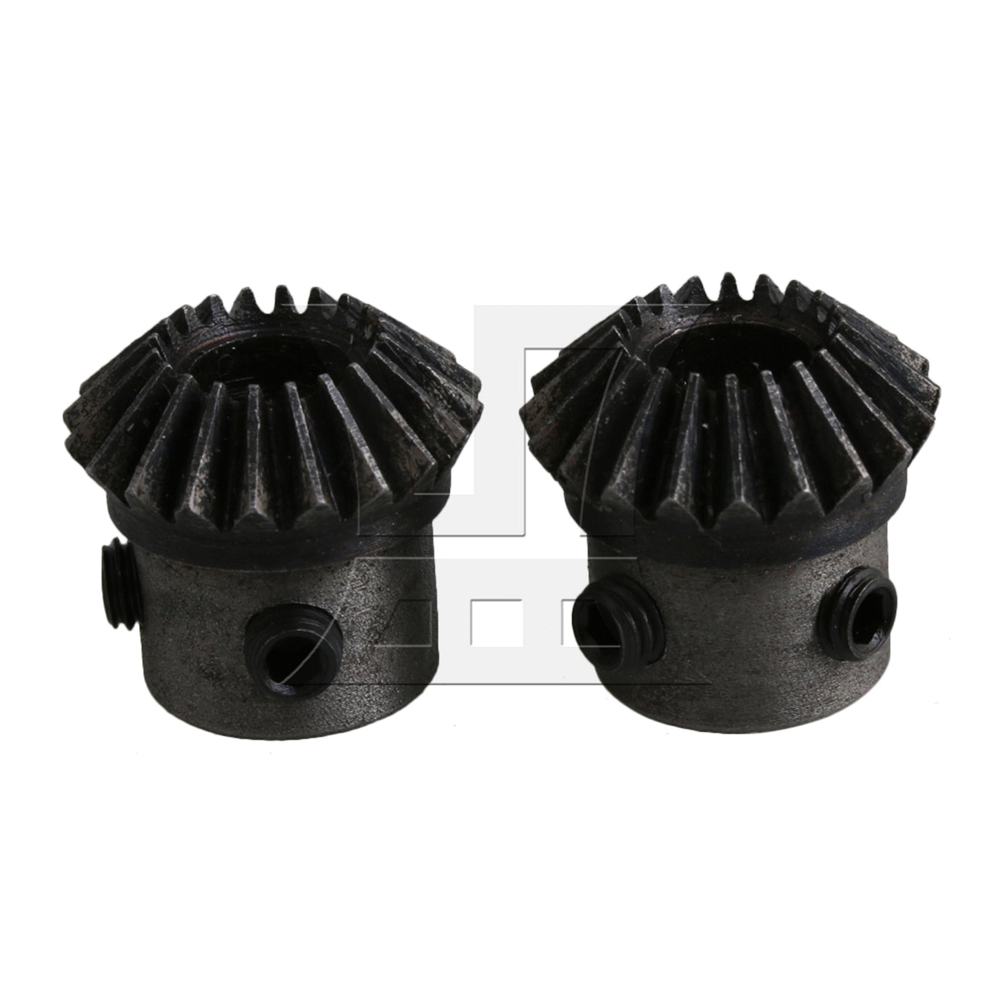 BQLZR 2PCS 8mm Hole 20T 1 Mod Motor 45 Steel Tapered Bevel Gear Wheel Top Screws