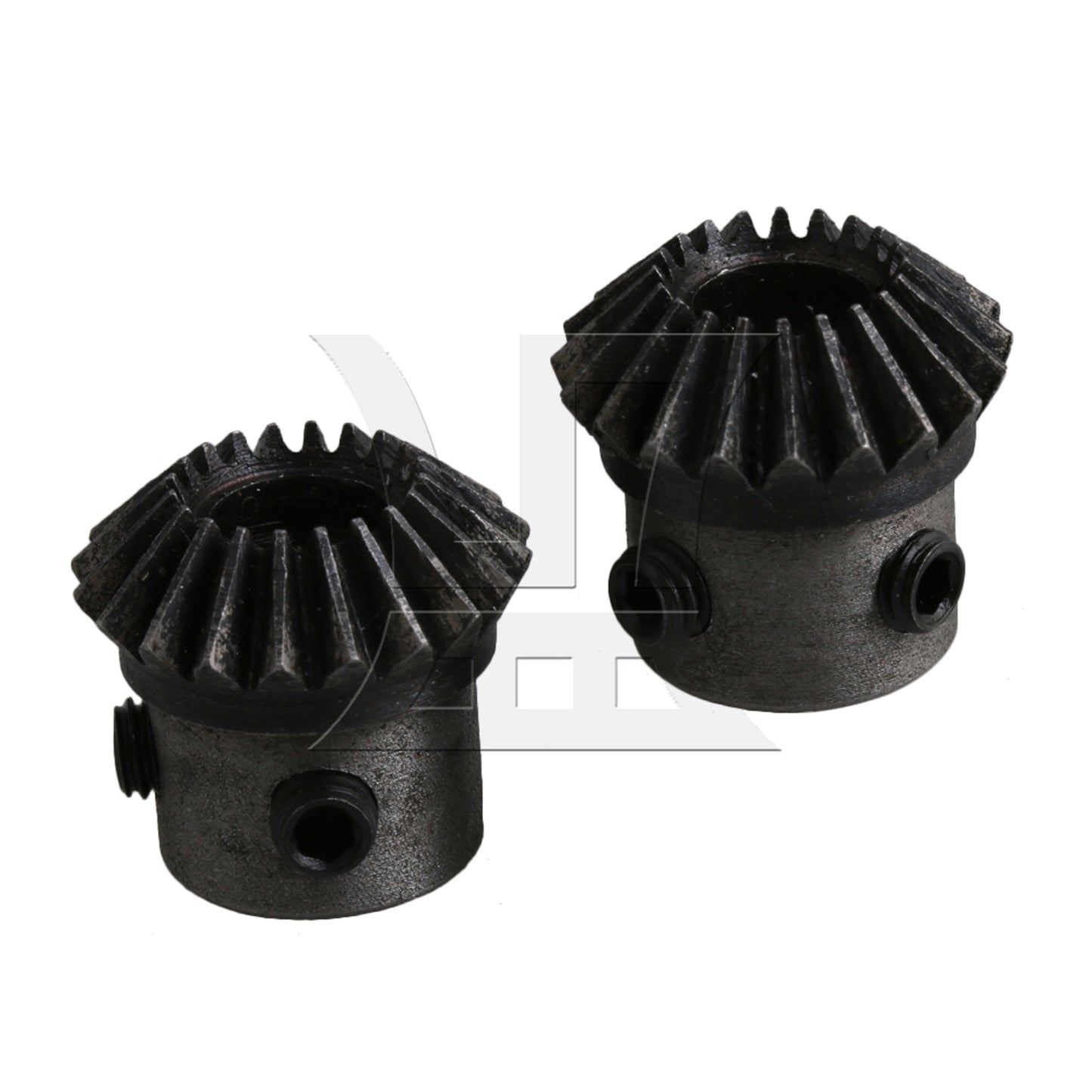 BQLZR 2PCS 8mm Hole 20T 1 Mod Motor 45 Steel Tapered Bevel Gear Wheel Top Screws